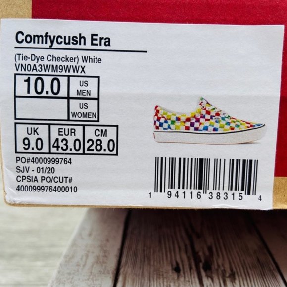 Vans Comfycush Era Tie-Dye Checker - Picture 5 of 7